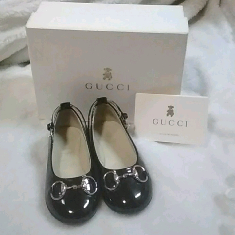 Authentic Gucci Toddler Girl Shoes Size 24